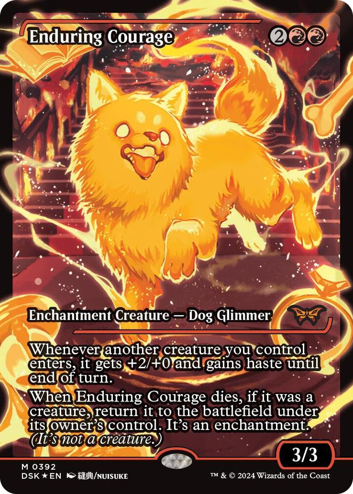0392 Enduring Courage (Showcase) M Duskmourn: House of Horror