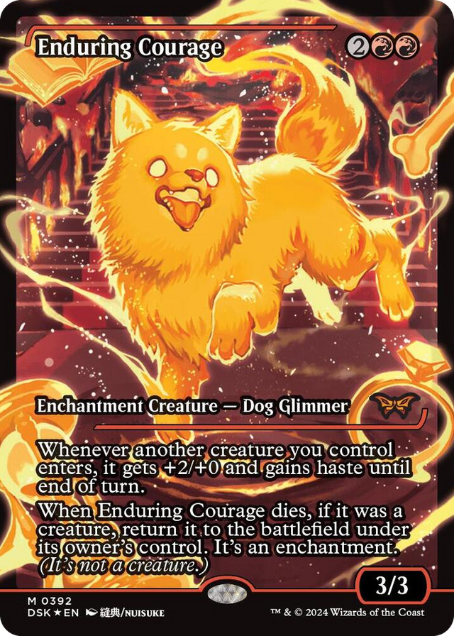 0392 Enduring Courage (Showcase) M Duskmourn: House of Horror