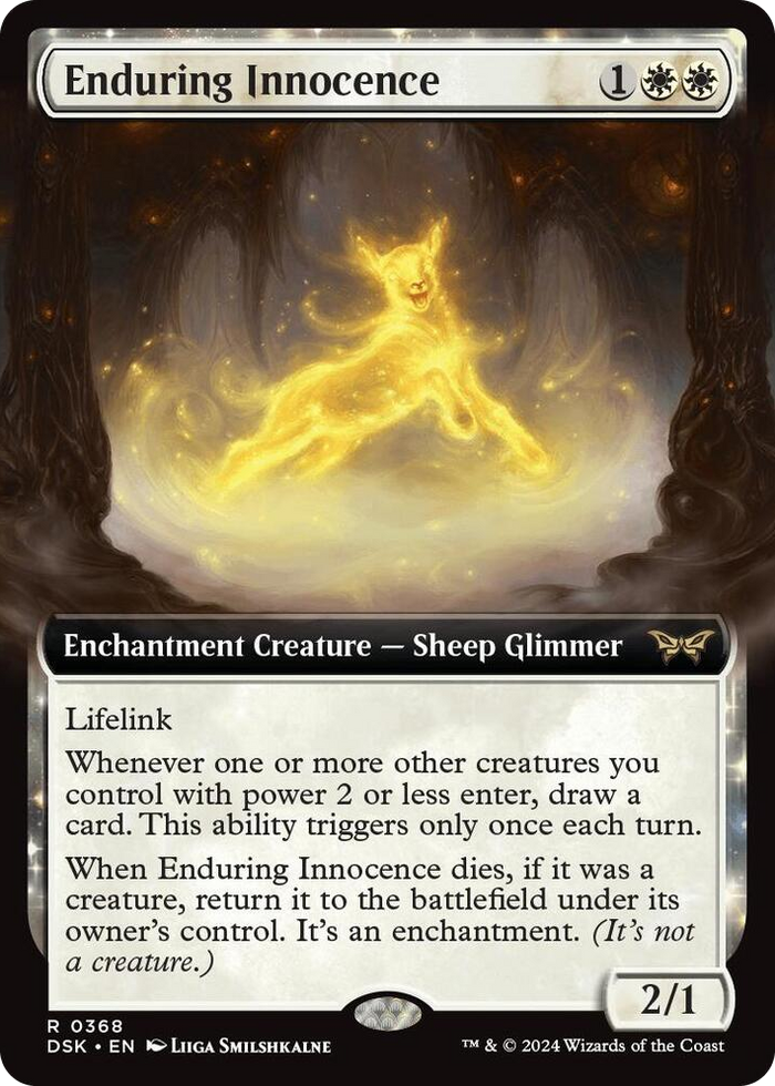 Enduring Innocence (Extended Art) #368 R - Duskmourn: House of Horror Pokemon card
