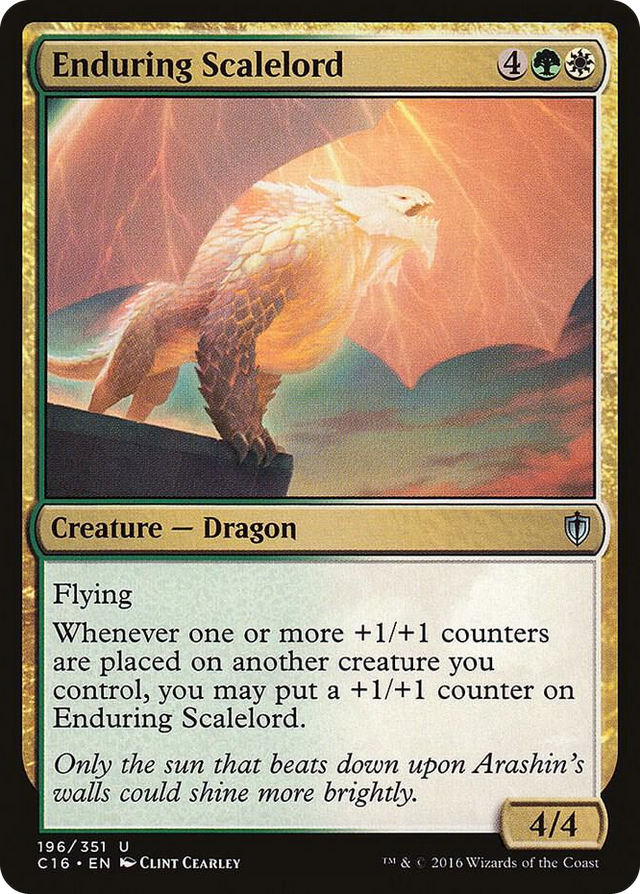 0196 Enduring Scalelord U Commander 2016