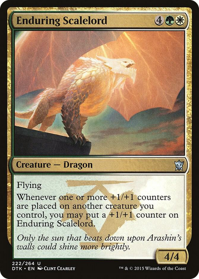 0222 Enduring Scalelord U Dragons of Tarkir