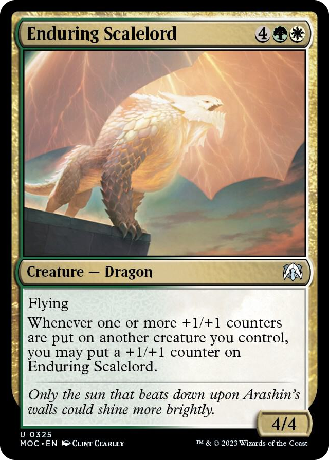 0325 Enduring Scalelord U Commander: March of the Machine