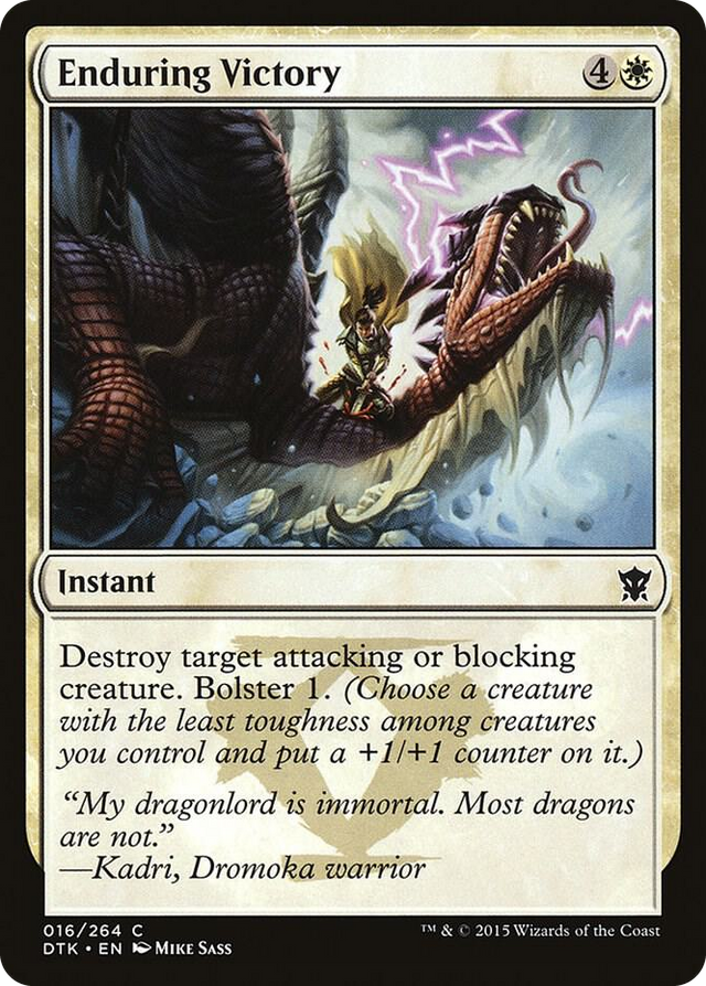 0016 Enduring Victory C Dragons of Tarkir