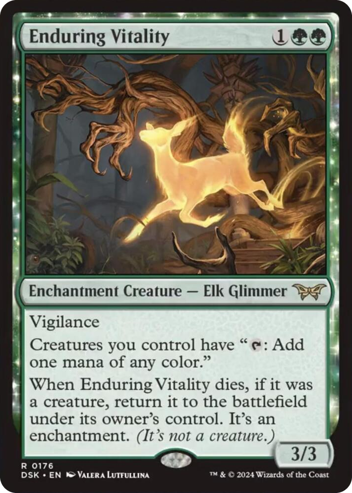 0176 Enduring Vitality R Duskmourn: House of Horror