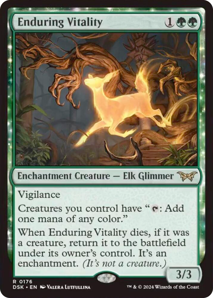 0176 Enduring Vitality R Duskmourn: House of Horror