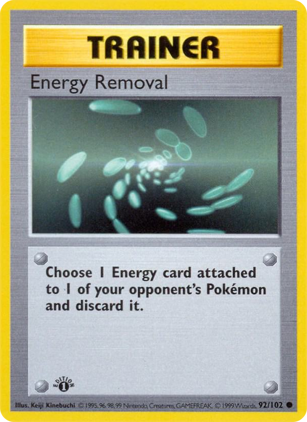 0092 Energy Removal Common Base Set (Shadowless)