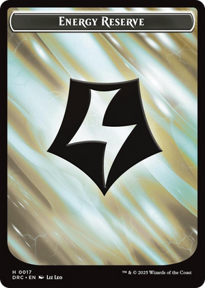 0017 Energy Reserve // Energy Reserve Double-Sided Token T Commander: Aetherdrift