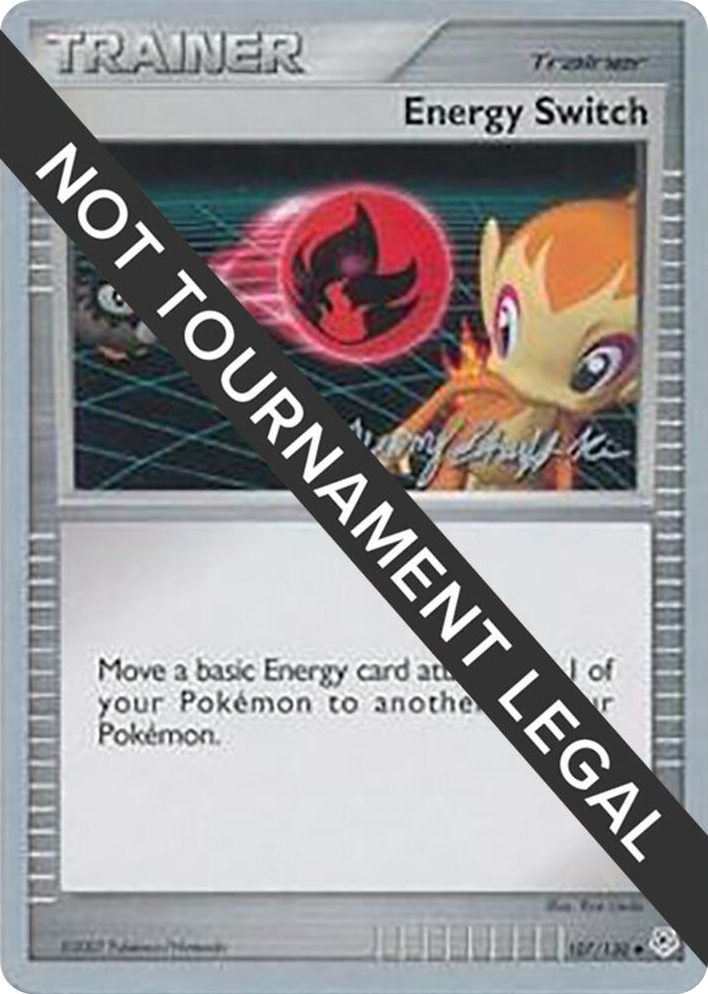 0107 Energy Switch - 2007 (Jeremy Scharff-Kim) Uncommon World Championship Decks