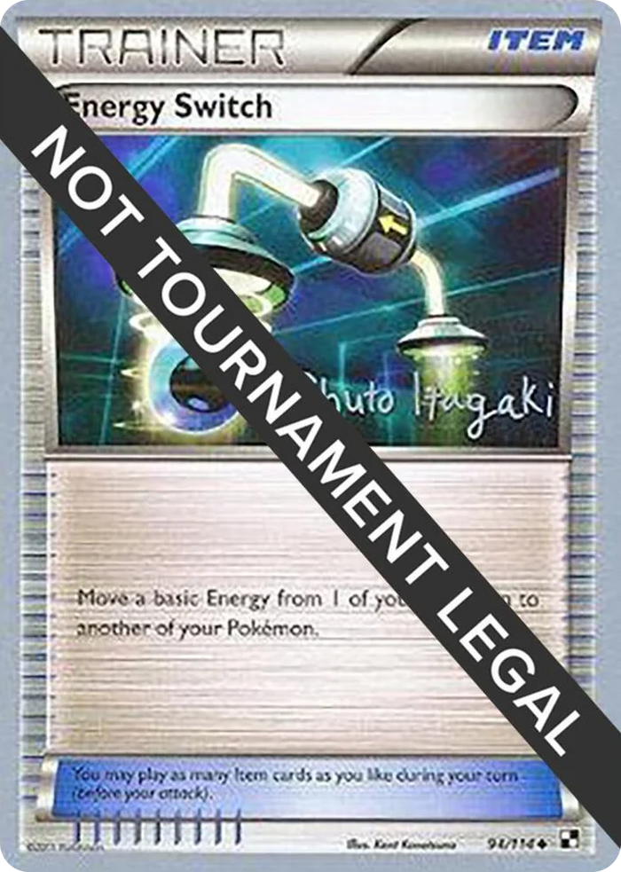 0094 Energy Switch - 2012 (Shuto Itagaki) Uncommon World Championship Decks