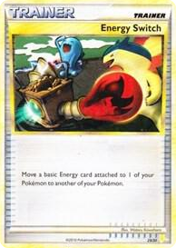 0029 Energy Switch (Raichu) Common HGSS Trainer Kit: Gyarados & Raichu