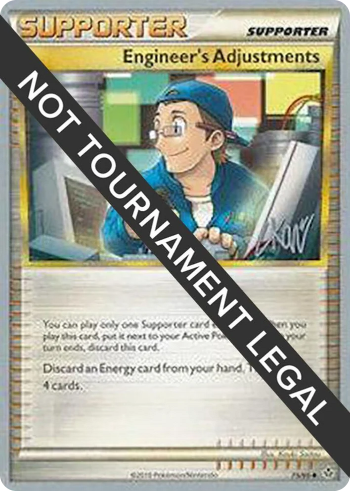 0075 Engineer's Adjustments - 2011 (Christopher Kan) Uncommon World Championship Decks