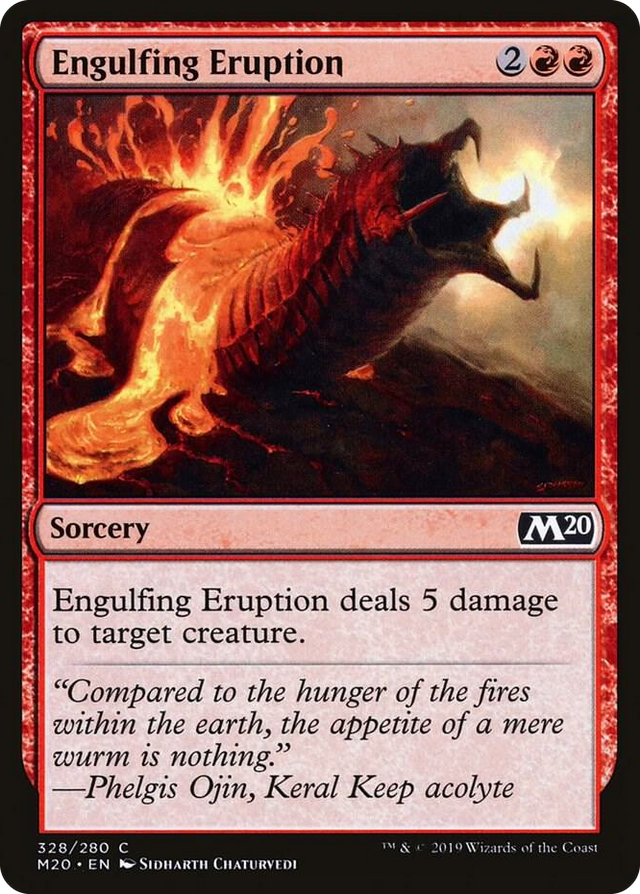 0328 Engulfing Eruption C Core Set 2020