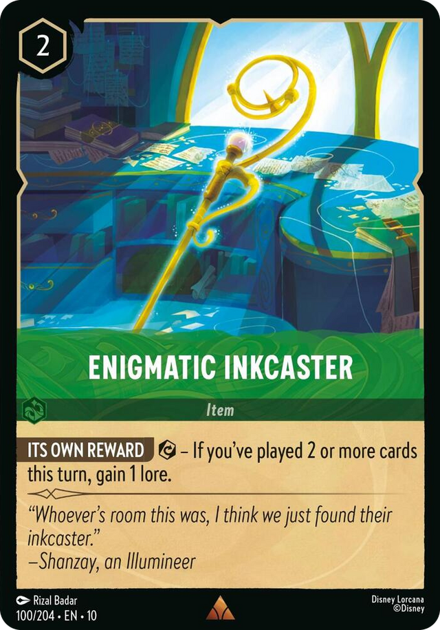 0100 Enigmatic Inkcaster Rare Whispers in the Well