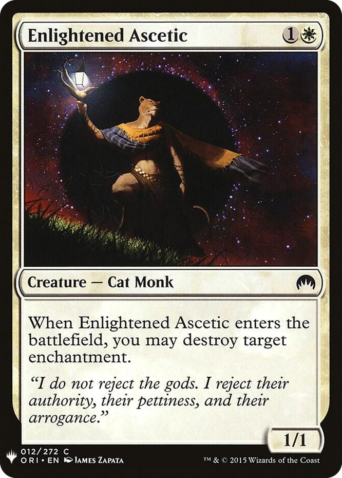 Enlightened Ascetic #12 C - The List Reprints Pokemon card