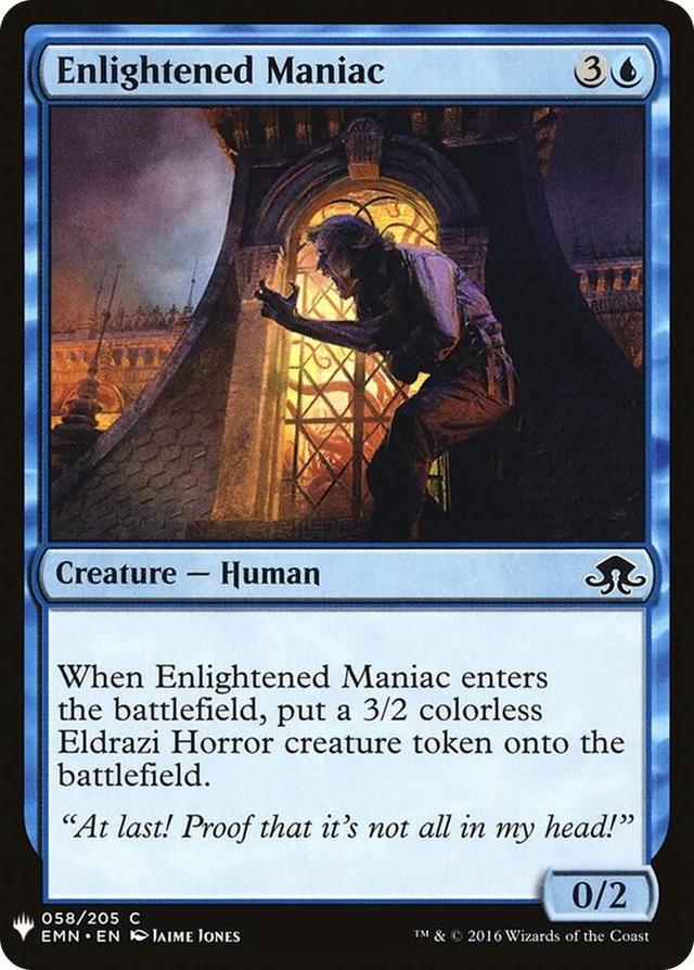 0058 Enlightened Maniac C The List Reprints