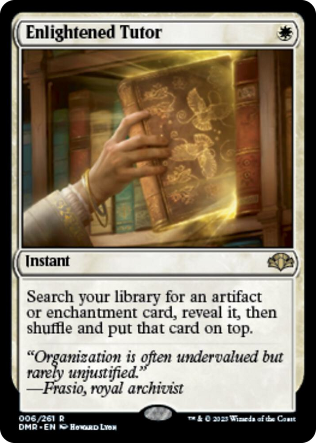 0006 Enlightened Tutor R Dominaria Remastered