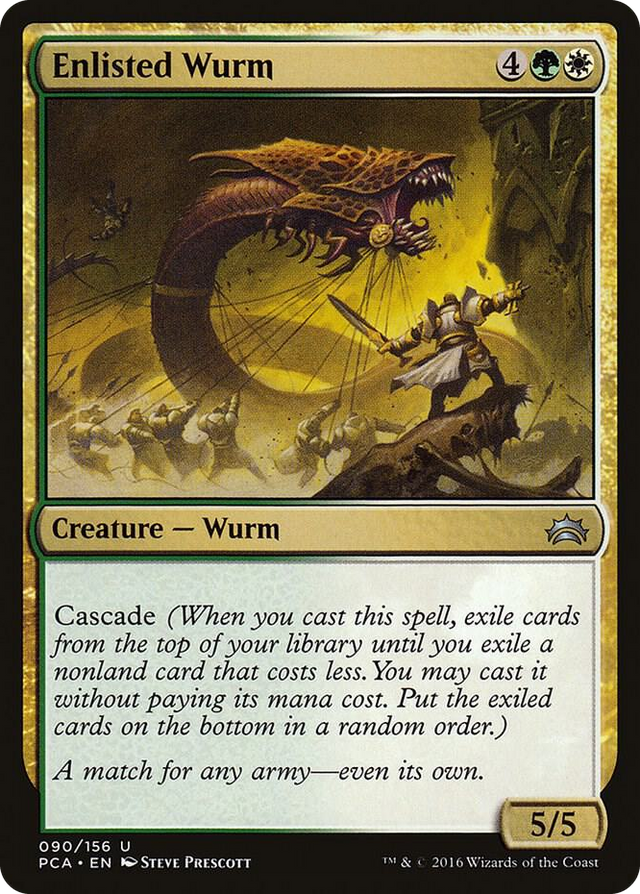 0090 Enlisted Wurm U Planechase Anthology