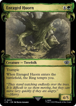 0613 Enraged Huorn (Showcase Scrolls) C Universes Beyond: The Lord of the Rings: Tales of Middle-earth