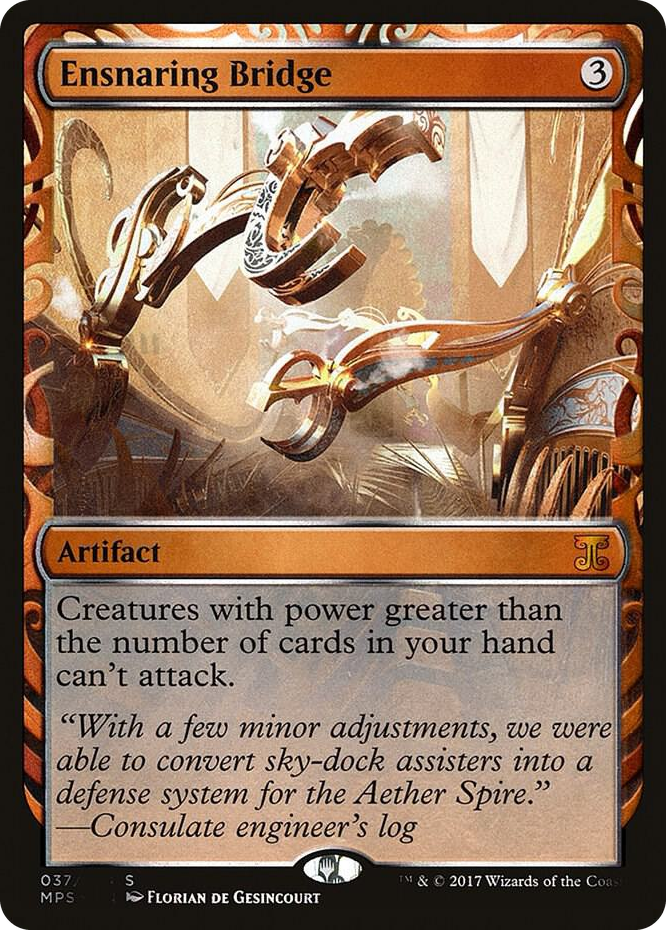 Ensnaring Bridge #37 M - Masterpiece Series: Kaladesh Inventions Pokemon card