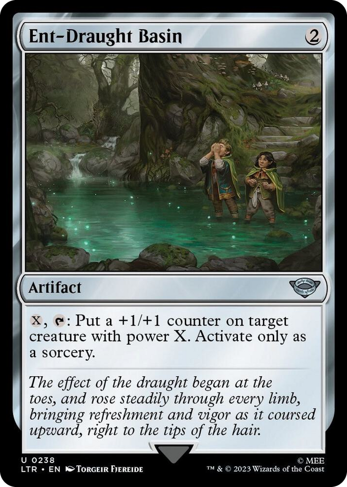 Ent-Draught Basin #238 U - Universes Beyond: The Lord of the Rings: Tales of Middle-earth Pokemon card