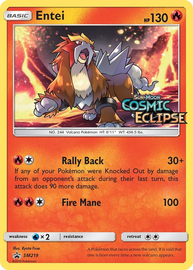 SM219 Entei - SM219 (Prerelease) Promo SM Promos