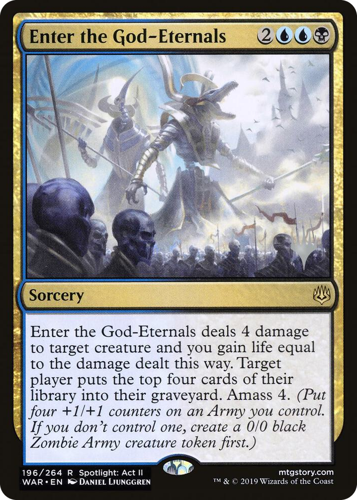 0196 Enter the God-Eternals R Promo Pack: Throne of Eldraine