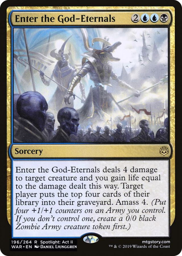 0196 Enter the God-Eternals R Promo Pack: Throne of Eldraine