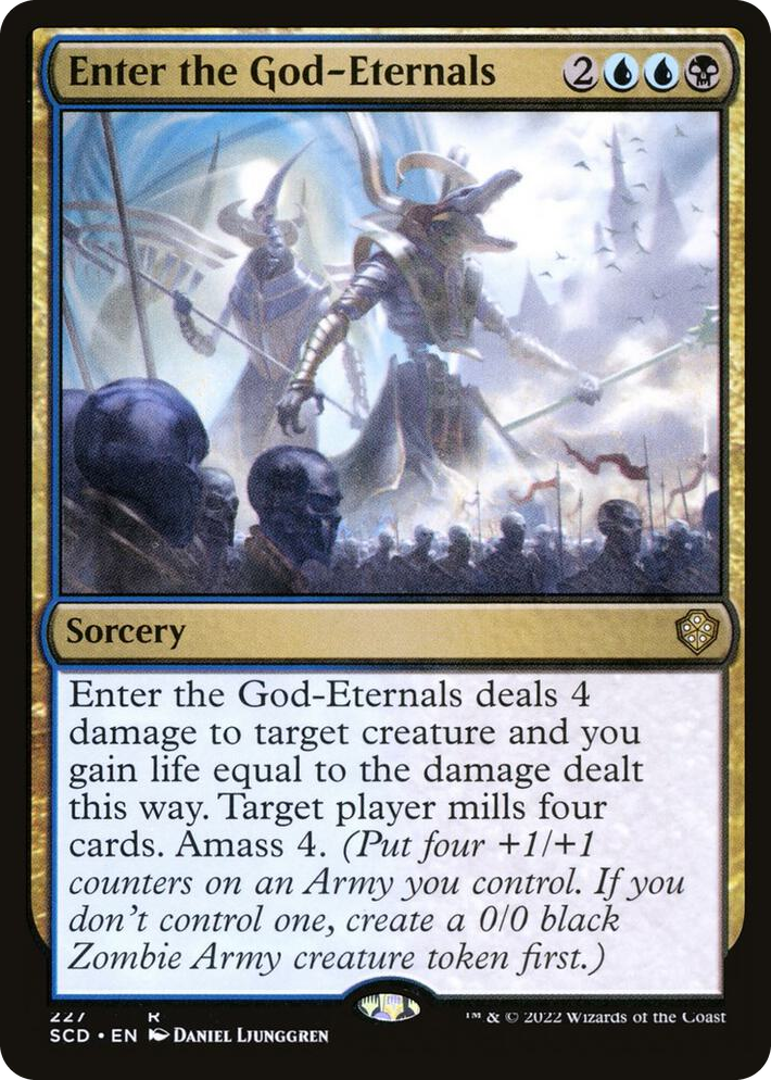 0227 Enter the God-Eternals R Starter Commander Decks