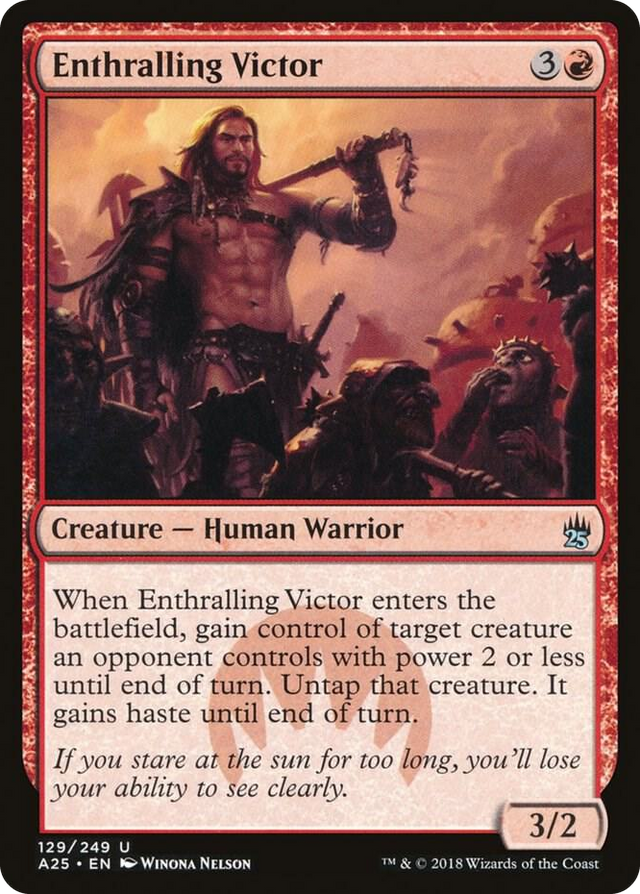 0129 Enthralling Victor U Masters 25