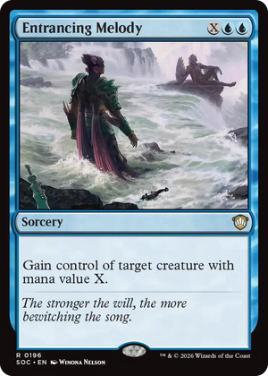 0196 Entrancing Melody R Commander: Secrets of Strixhaven