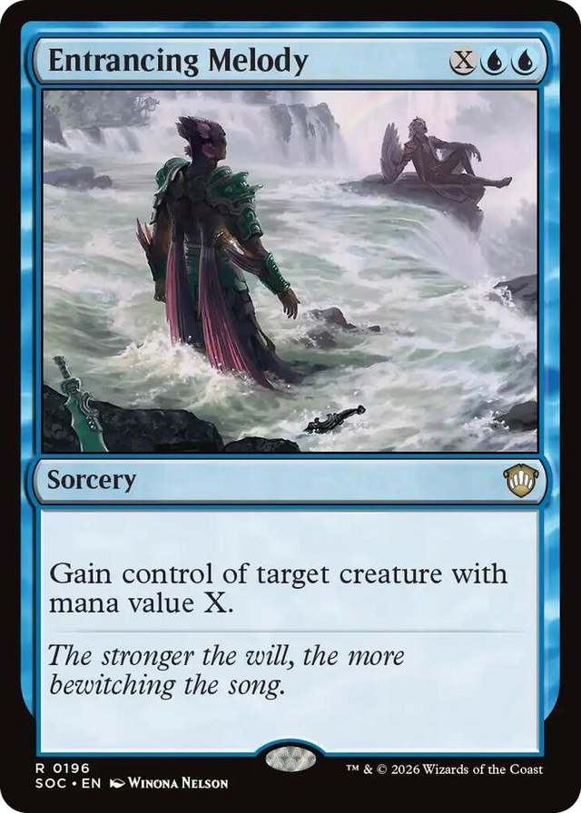 0196 Entrancing Melody R Commander: Secrets of Strixhaven
