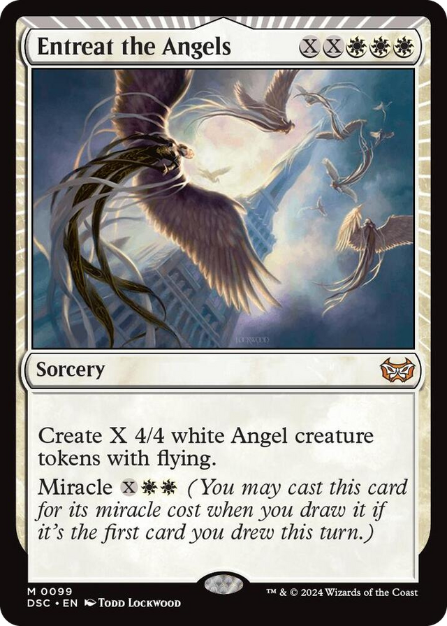 0099 Entreat the Angels M Commander: Duskmourn: House of Horror