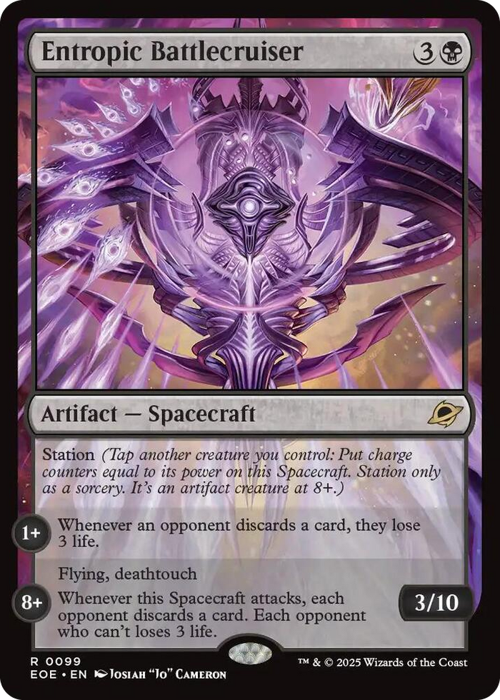 Entropic Battlecruiser #99 R - Edge of Eternities Pokemon card