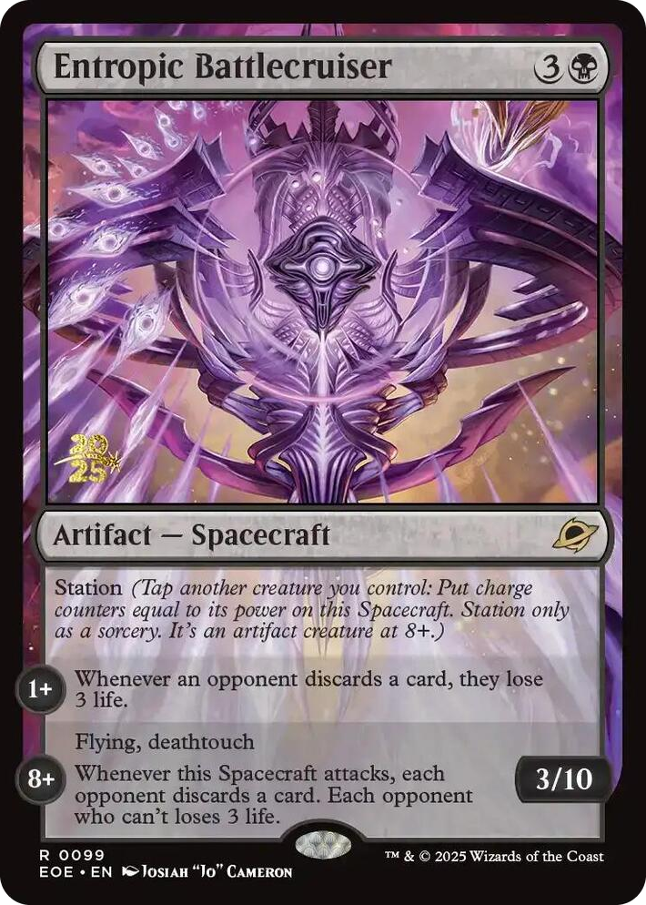 0099 Entropic Battlecruiser R Prerelease Cards