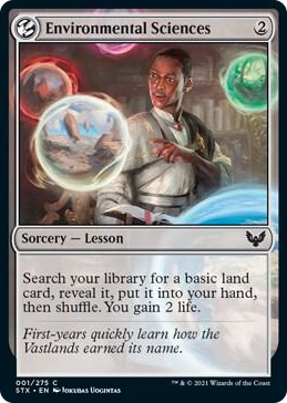 0001 Environmental Sciences C Strixhaven: School of Mages