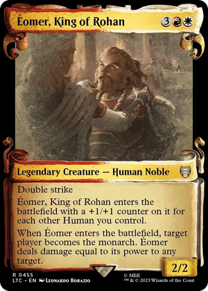 0455 Eomer, King of Rohan (Showcase Scrolls) R Commander: The Lord of the Rings: Tales of Middle-earth