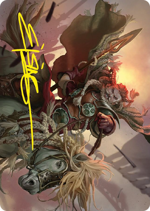 0009 Eomer of the Riddermark Art Card (Gold-Stamped Signature) S Art Series: Universes Beyond: The Lord of the Rings: Tales of Middle-earth