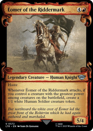 0572 Eomer of the Riddermark (Showcase Scrolls) U Universes Beyond: The Lord of the Rings: Tales of Middle-earth
