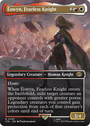 0430 Eowyn, Fearless Knight (Borderless) R Universes Beyond: The Lord of the Rings: Tales of Middle-earth