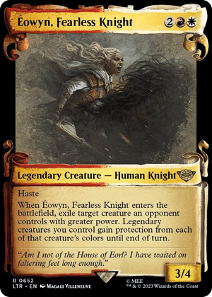 0652 Eowyn, Fearless Knight (Showcase Scrolls) R Universes Beyond: The Lord of the Rings: Tales of Middle-earth