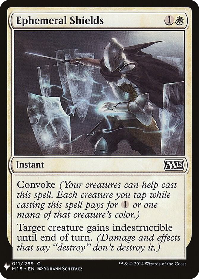 Ephemeral Shields #11 C - The List Reprints Pokemon card
