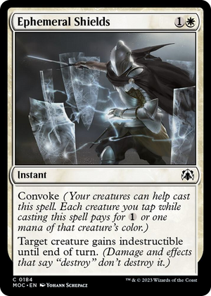 0184 Ephemeral Shields C Commander: March of the Machine