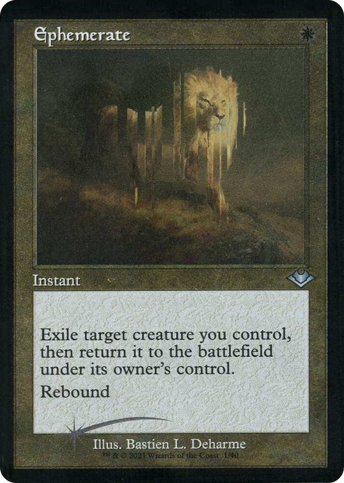 0001 Ephemerate (Retro Frame) (Foil Etched) U Modern Horizons