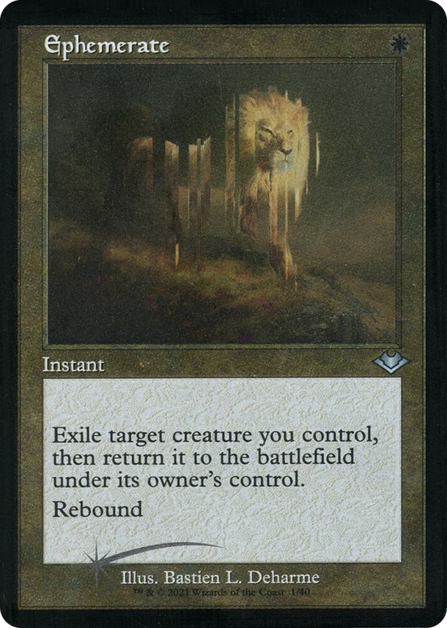 0001 Ephemerate (Retro Frame) (Foil Etched) U Modern Horizons