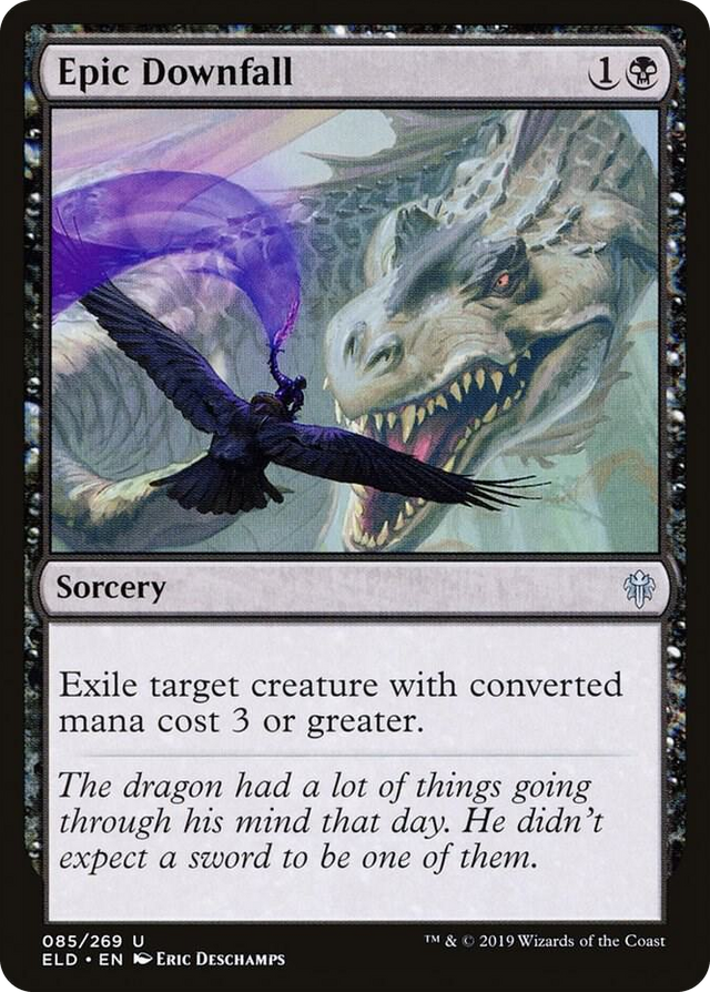 0085 Epic Downfall U Throne of Eldraine