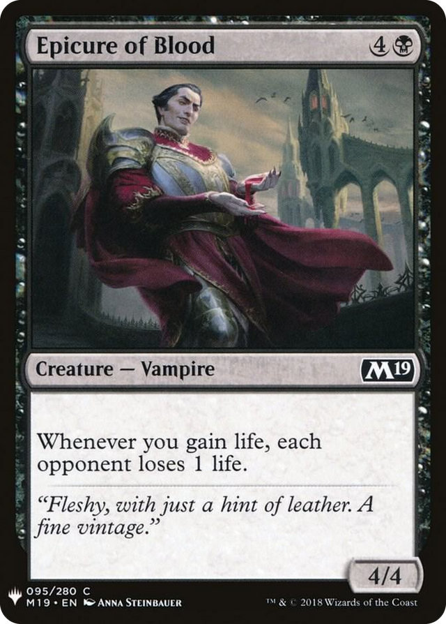 0095 Epicure of Blood C The List Reprints