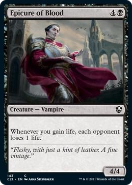 0143 Epicure of Blood C Commander 2021