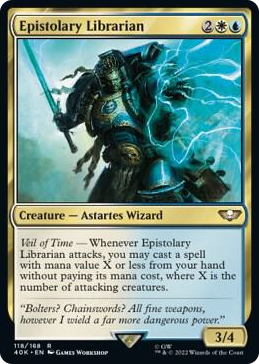 0118 Epistolary Librarian R Universes Beyond: Warhammer 40,000