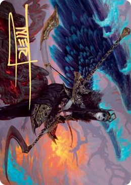 0025 Eradicator Valkyrie Art Card (Gold-Stamped Signature) S Art Series: Kaldheim