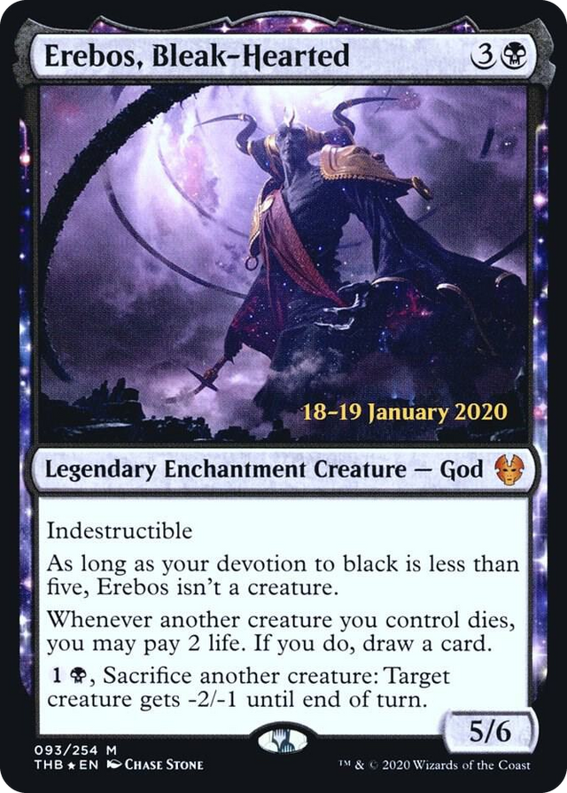0093 Erebos, Bleak-Hearted M Prerelease Cards